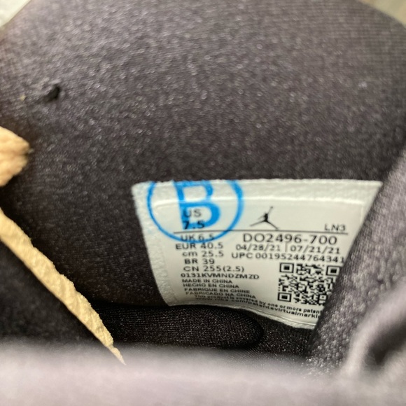 AJ 8 Retro SE x Rui Hachimura DO2496 700 M Sz 7.5 B Grade Perfect Condo 😮‍💨🔥 - Picture 11 of 14